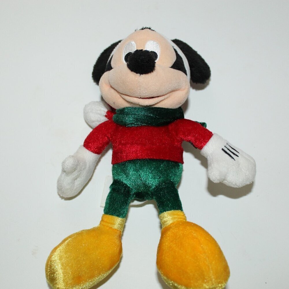 Christmas Mickey Mouse Plush - Picture 1 of 7